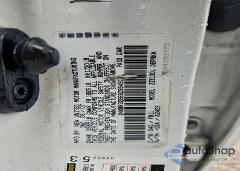 2008 Toyota Corolla Ce из США, поврежденный, VIN 1NXBR32E68Z954910